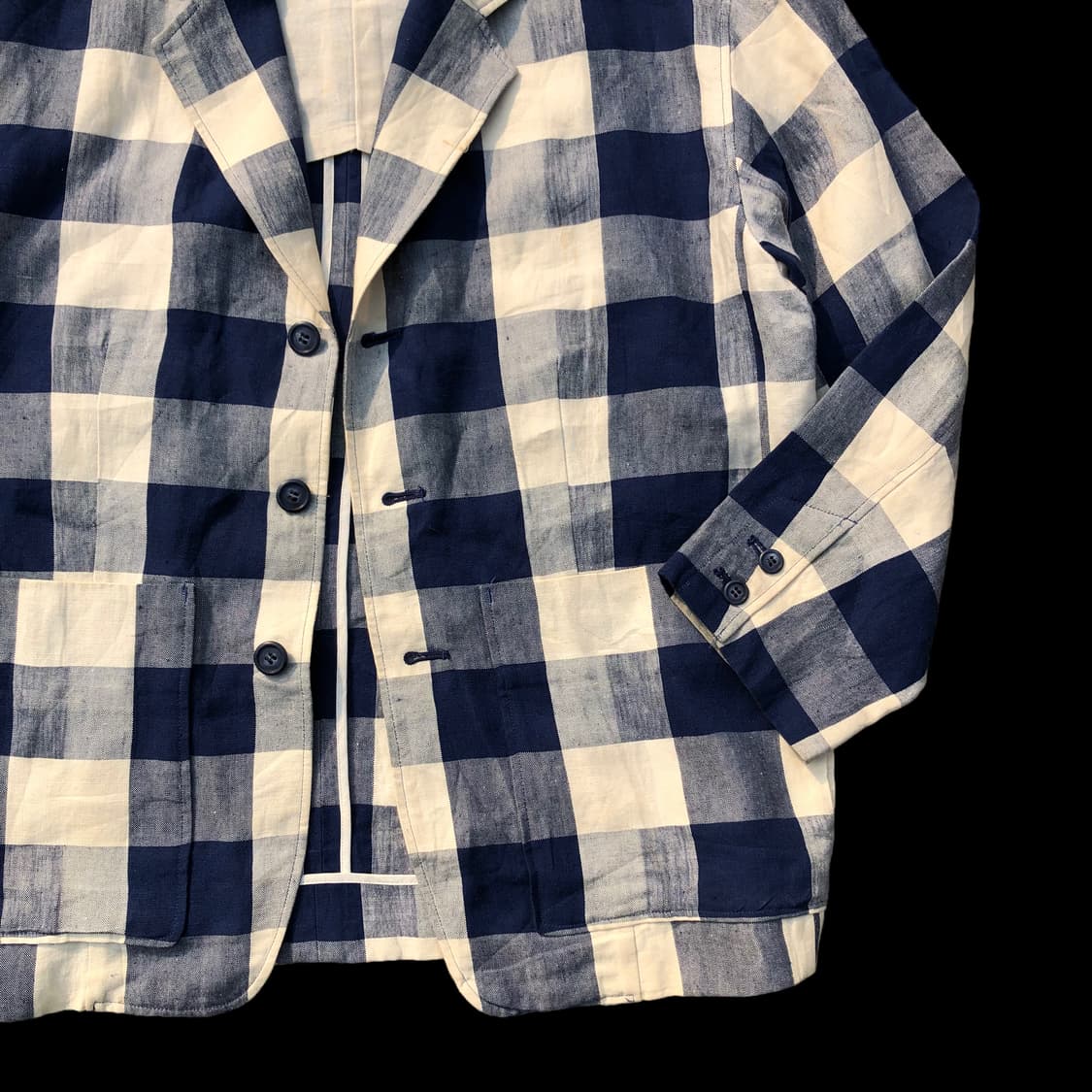 [M~L] HAI 이세이미야케 린넨 자켓 상품이미지3