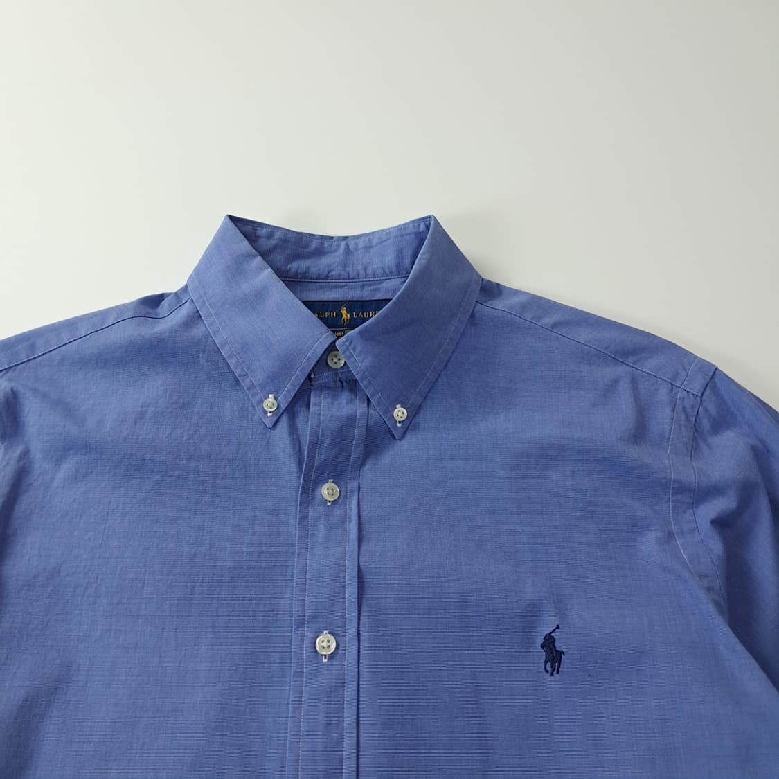 CK308 L 폴로 블루 스트레치 셔츠 남방 상품이미지2