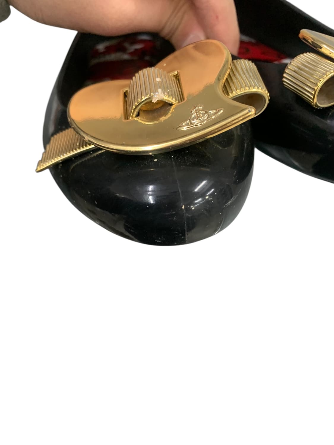 비비안 웨스트우드 멜리사 블랙 젤리 플랫슈즈 240 (gr-3308) 상품이미지7