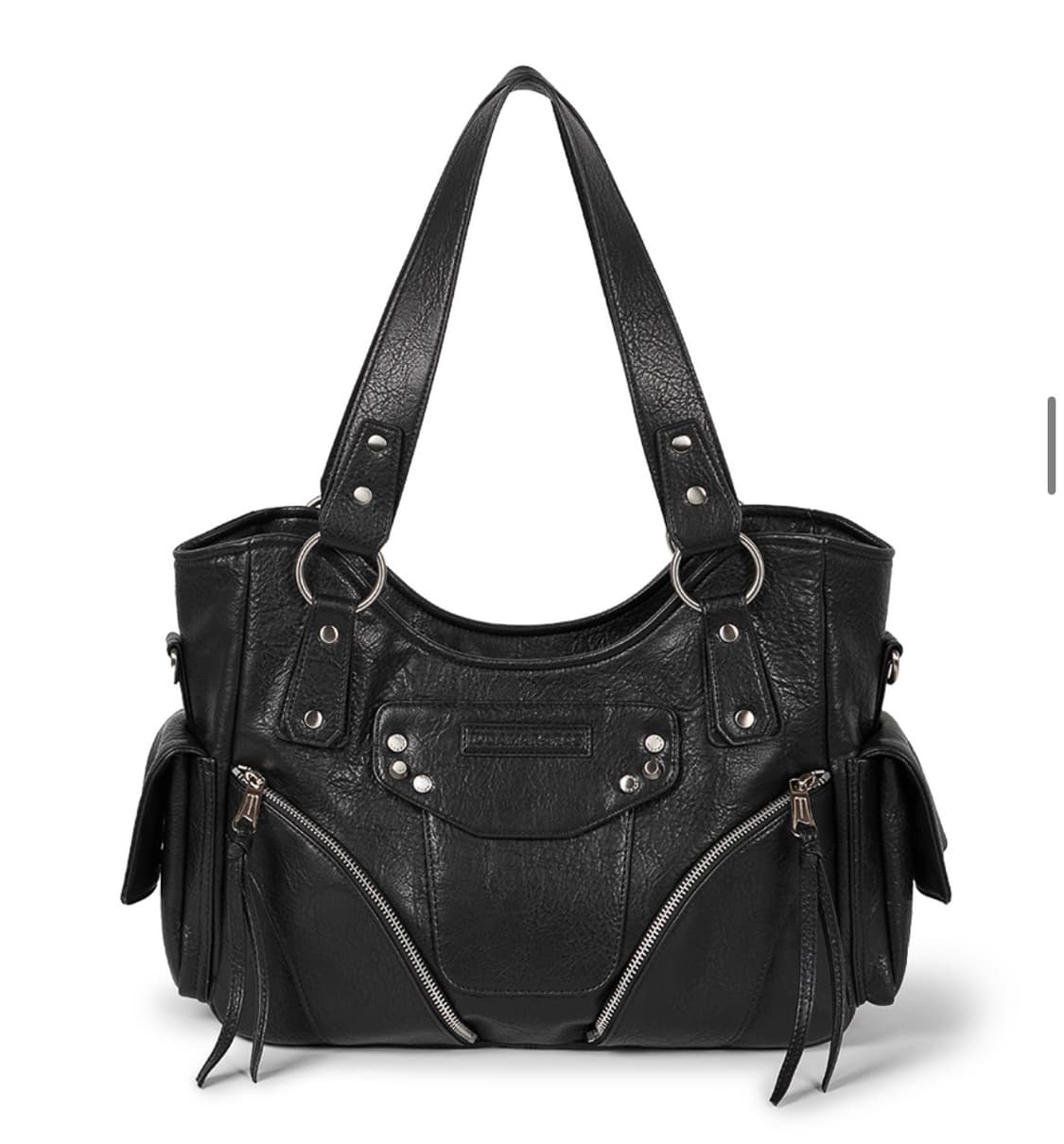 이우가마카라스 스터디드 레더 숄더백 블랙 상품이미지7