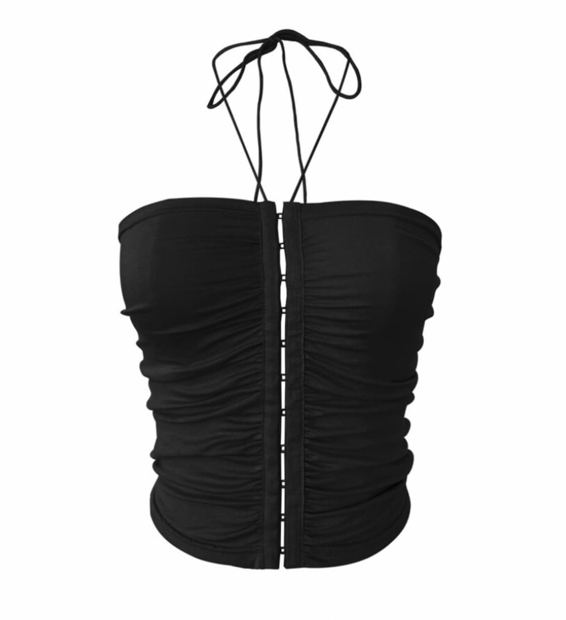 보헤미안서울 보헴서 셔링 홀터넥 후크탑 상품이미지1