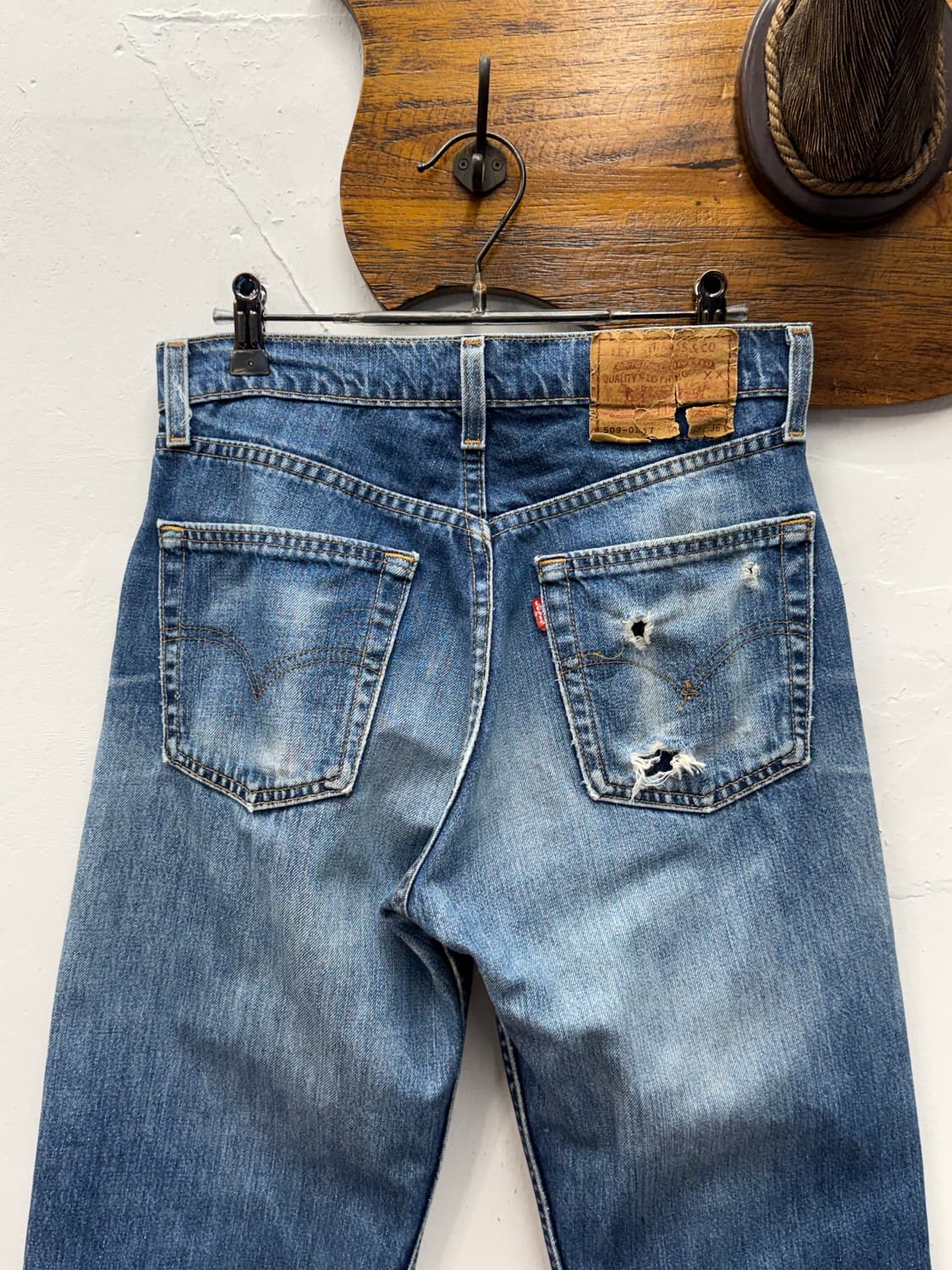 USA Levi’s 509 Straight Heel Bite Denim  상품이미지2