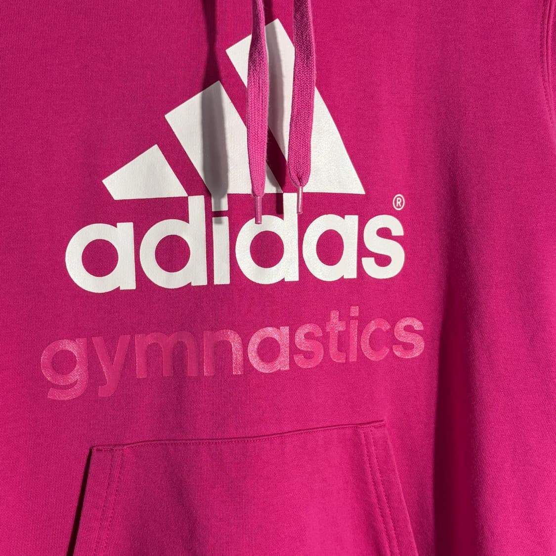 아디다스 짐네스틱 마젠타 핑크 후드티 (무료배송) 상품이미지2