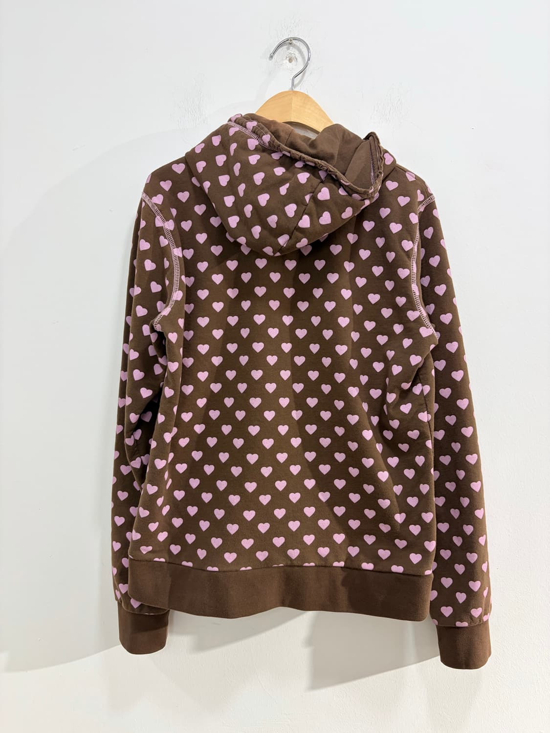 Rainforest Cafe 초코 브라운 하트 후드집업 상품이미지6