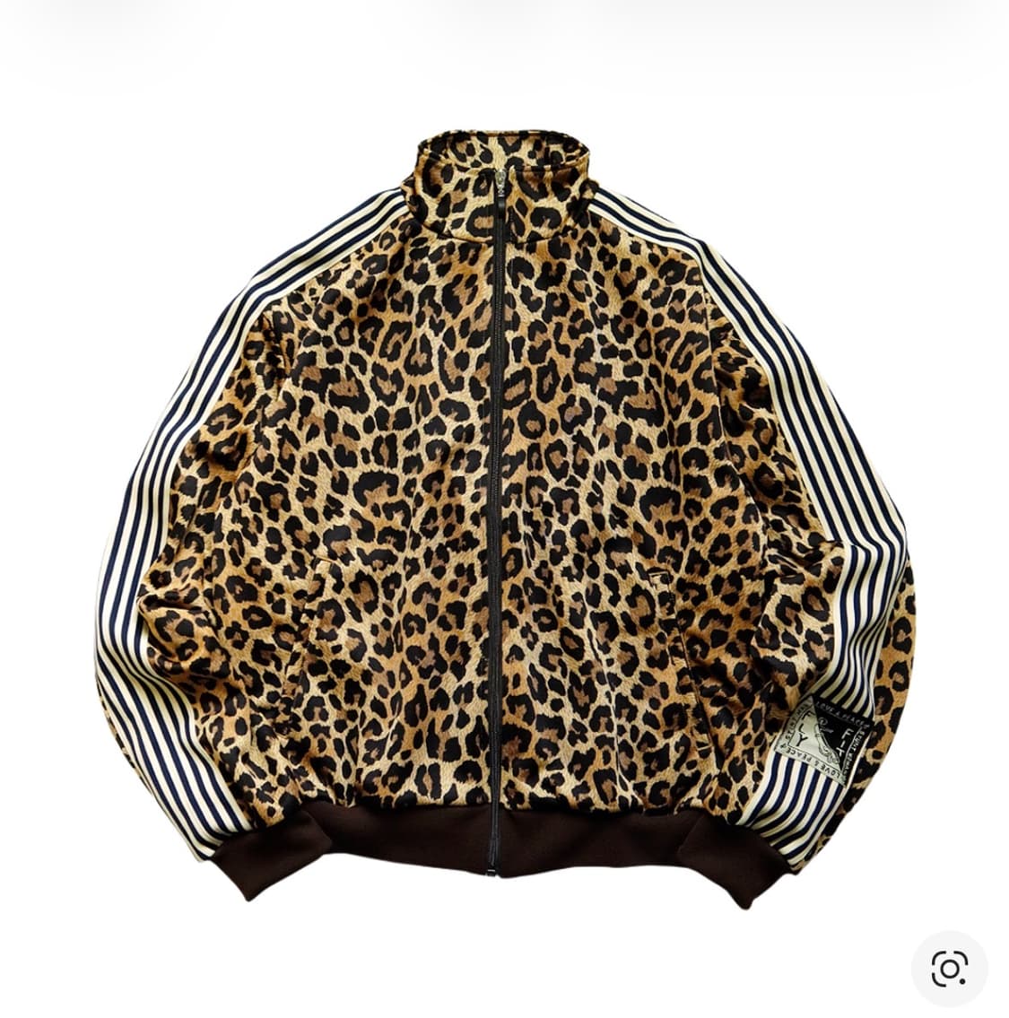 캐피탈 스무스 저지 레오파드 프린트 스턴트맨 앤 우먼 트랙 자켓 브라운 상품이미지1