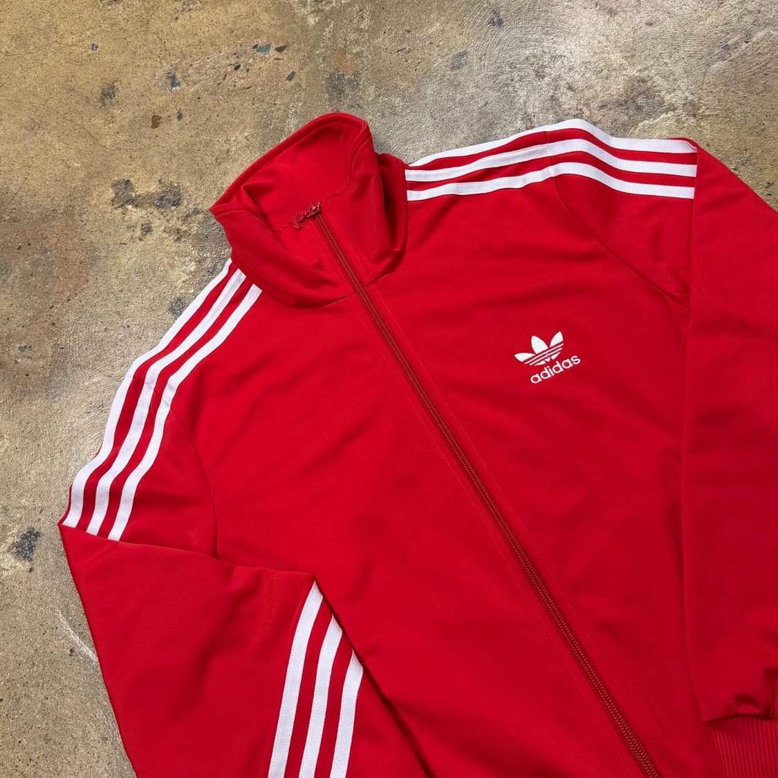 [정품/95] 아디다스 빨간색 삼선 트랙탑 져지 b17 상품이미지1