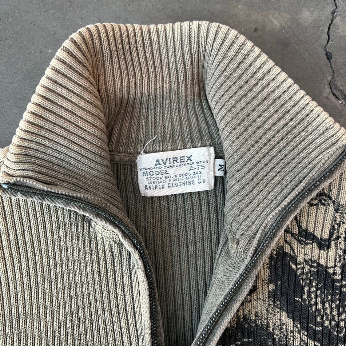 아비렉스 아카이브 그런지 집업 상품이미지4