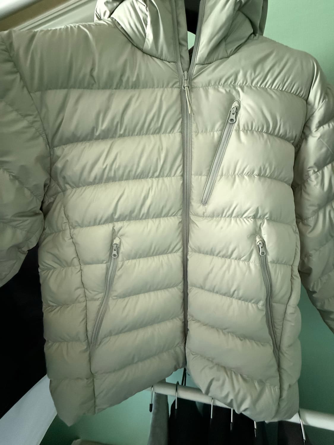 무탠다드 경량패딩 피스타치오 L 상품이미지5