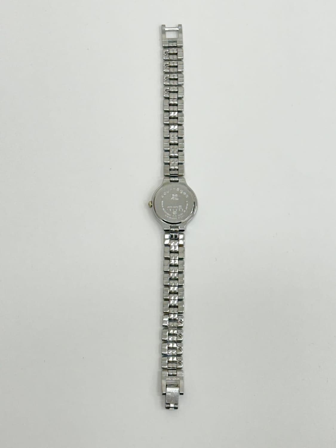 courreges / 꾸레쥬 실버 스테인리스 라운드 쿼츠 시계 상품이미지8