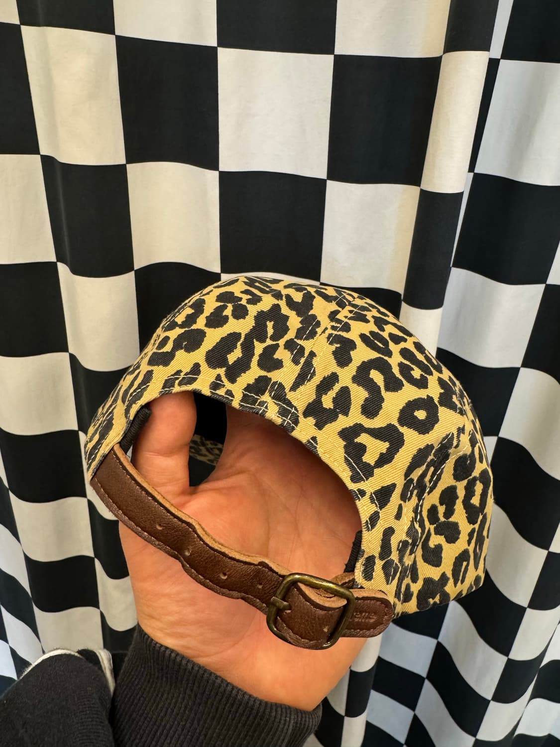 슈프림 워시드 치노 트윌 레오파드 캡 처분  상품이미지2