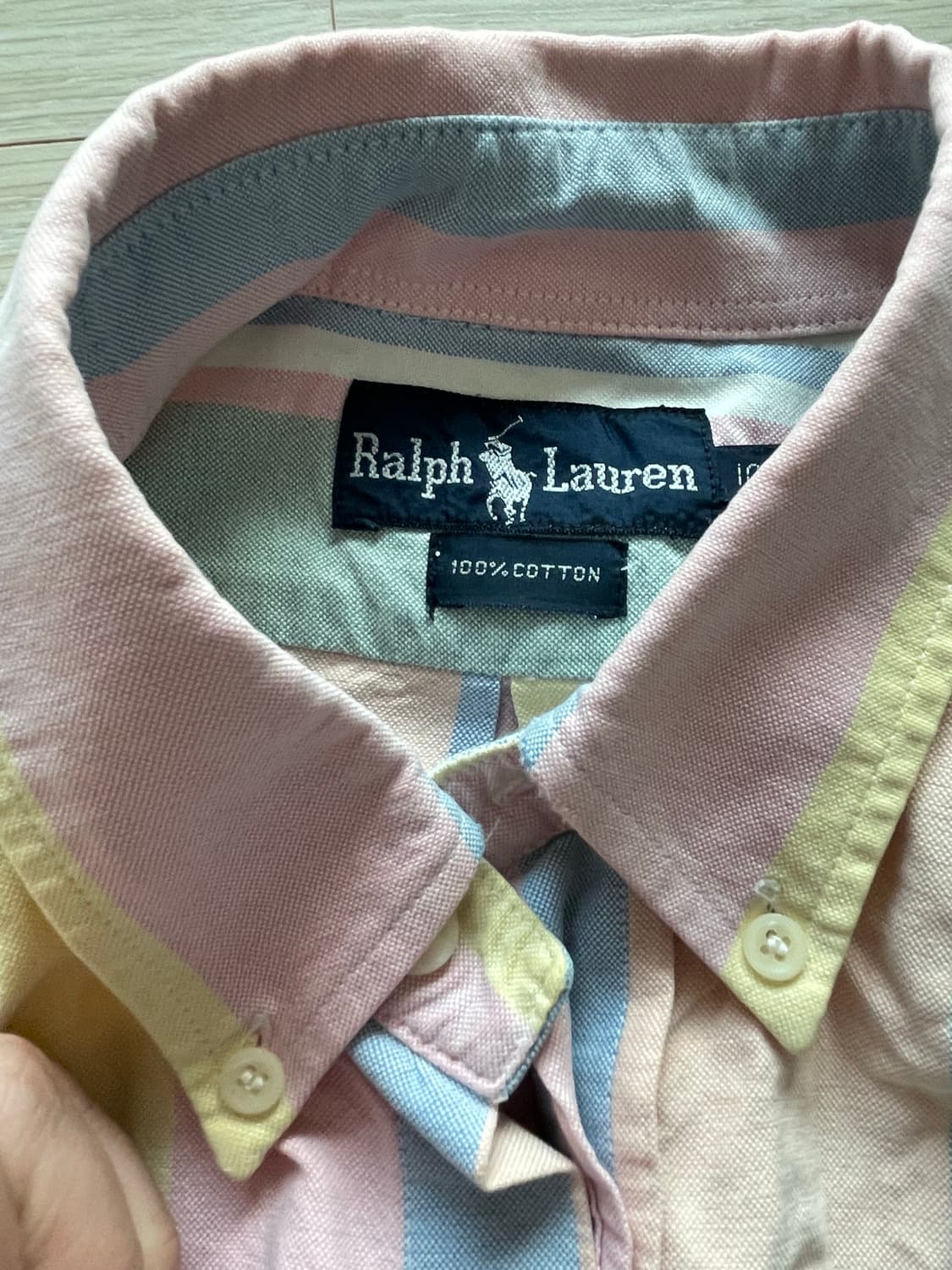 폴로 랄프로렌 스트라이프 컬러셔츠 상품이미지3