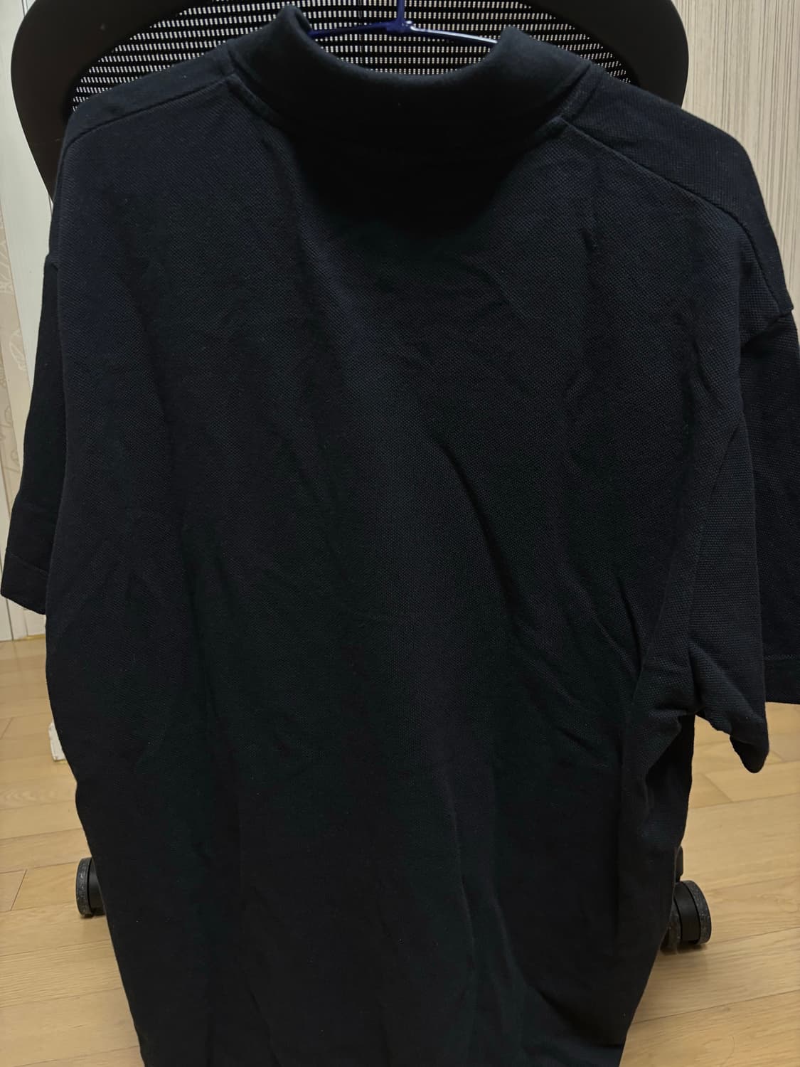 메종키츠네 폴로티셔츠 카라티 블랙 m사이즈 상품이미지3