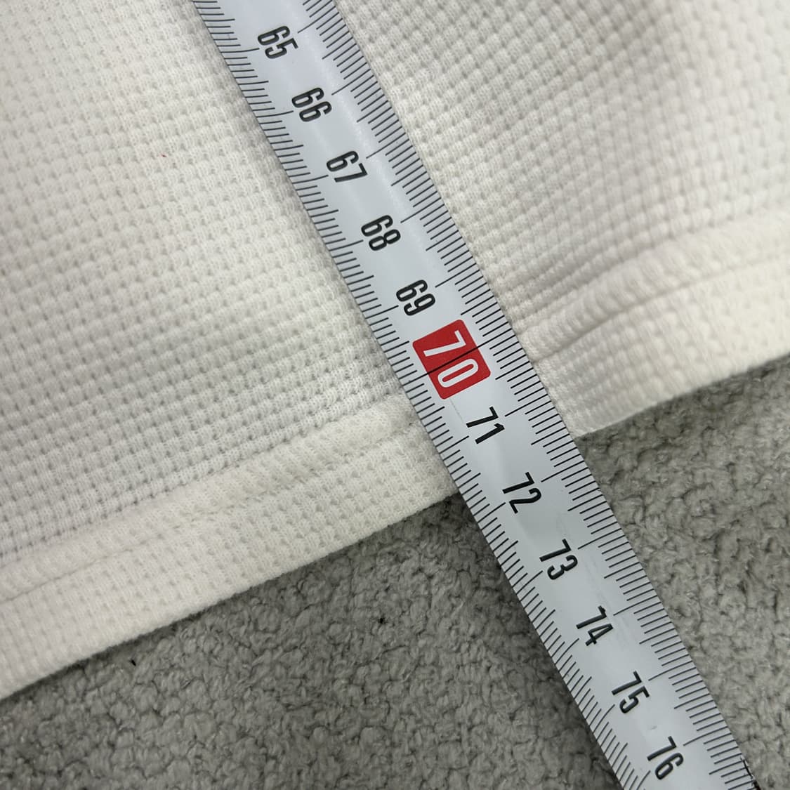 폴로 랄프로렌 화이트 와플 헨리넥 긴팔티 m 상품이미지5