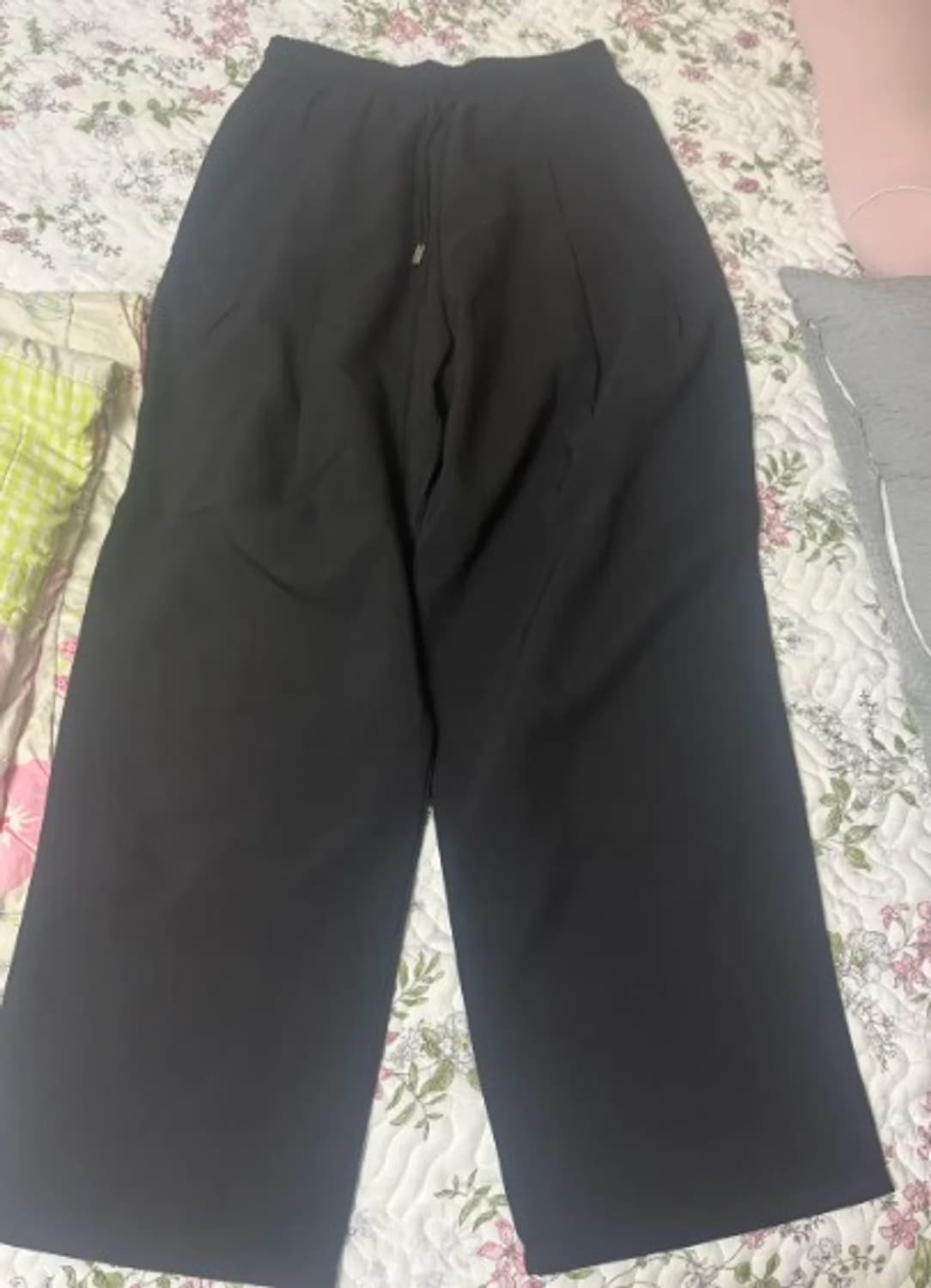 데꼬로소 쿨 린넨 와이드 밴딩팬츠 1회착 상품이미지1