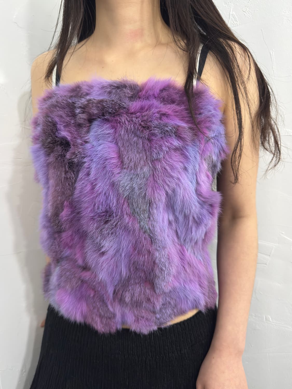 rabbit fur tank top  상품이미지3