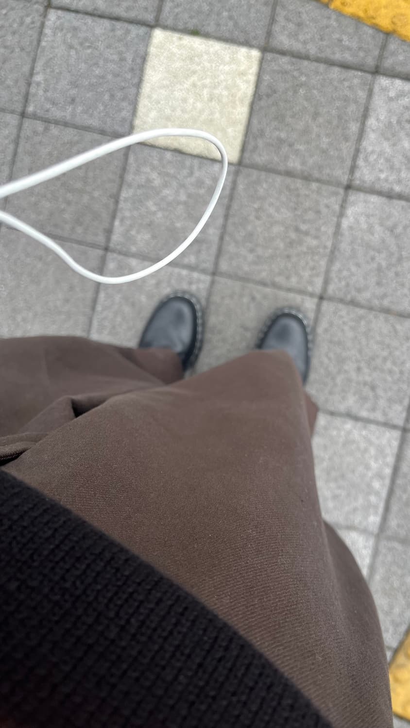 와이드핏치노팬츠 Dark Brown 상품이미지1