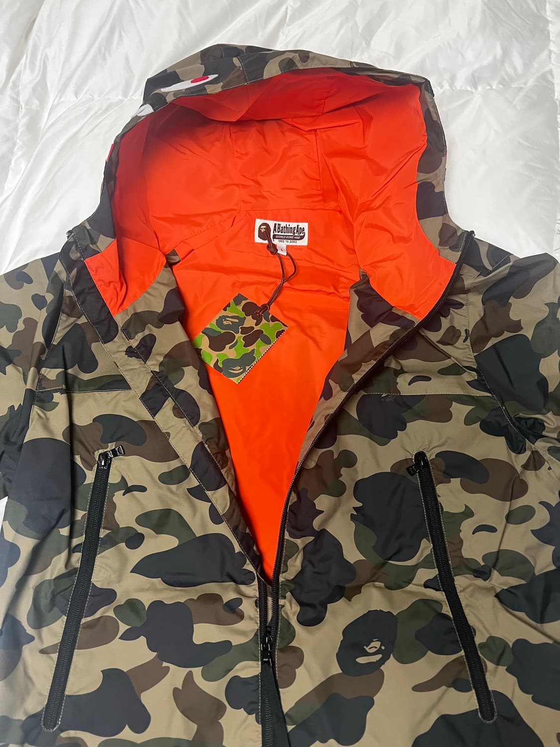 베이프 카모 후드 바람막이(새상품) 상품이미지4