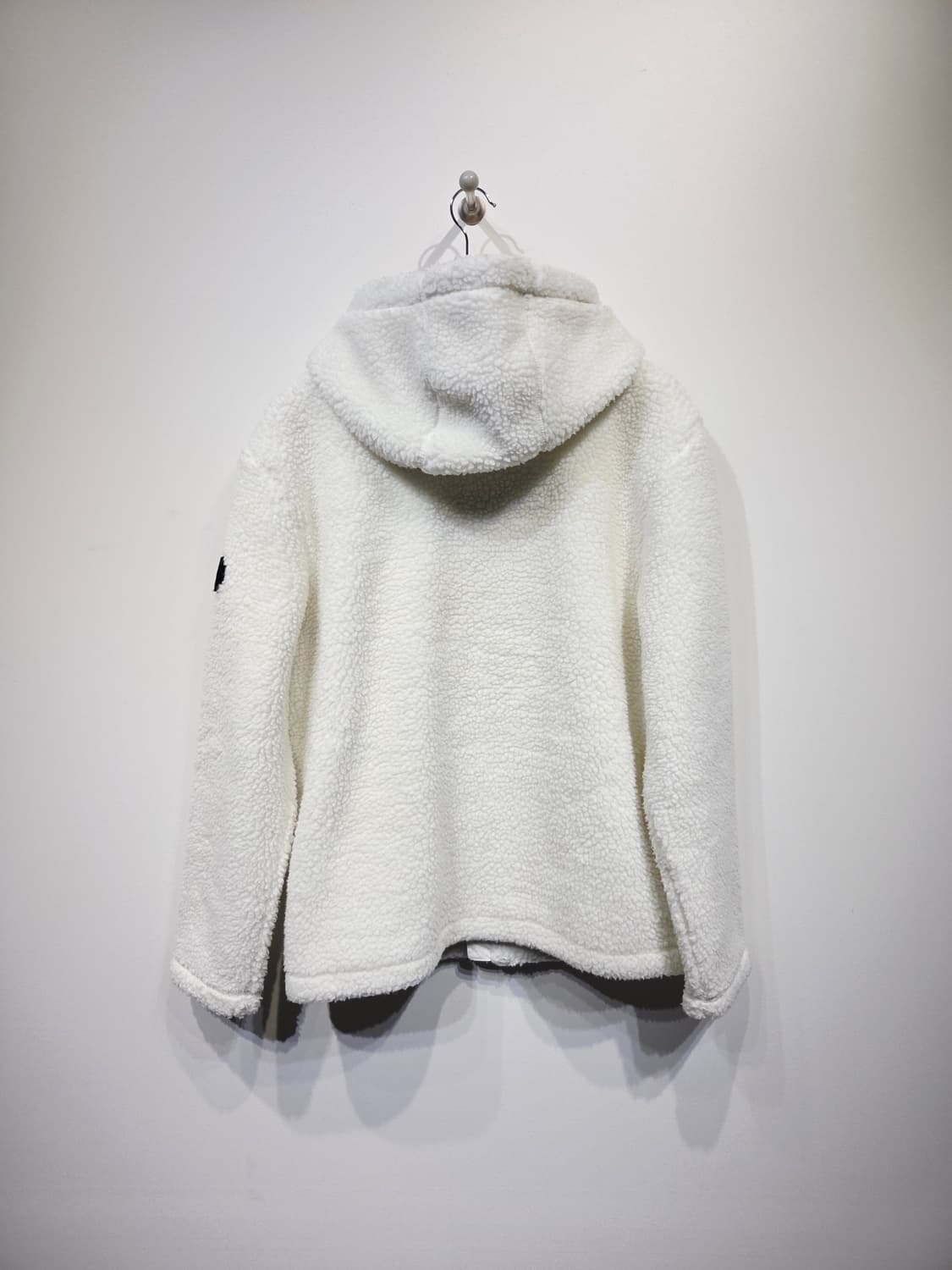 내셔널지오그래픽 플리스 후드 집업 아이보리 상품이미지6