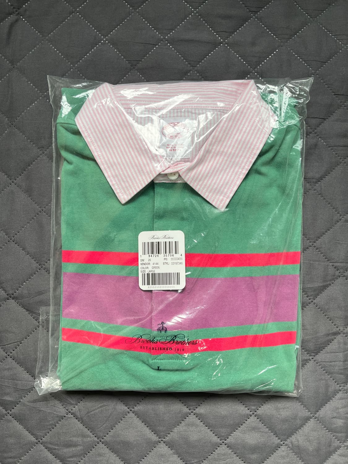 브룩스 브라더스 럭비 셔츠 상품이미지2