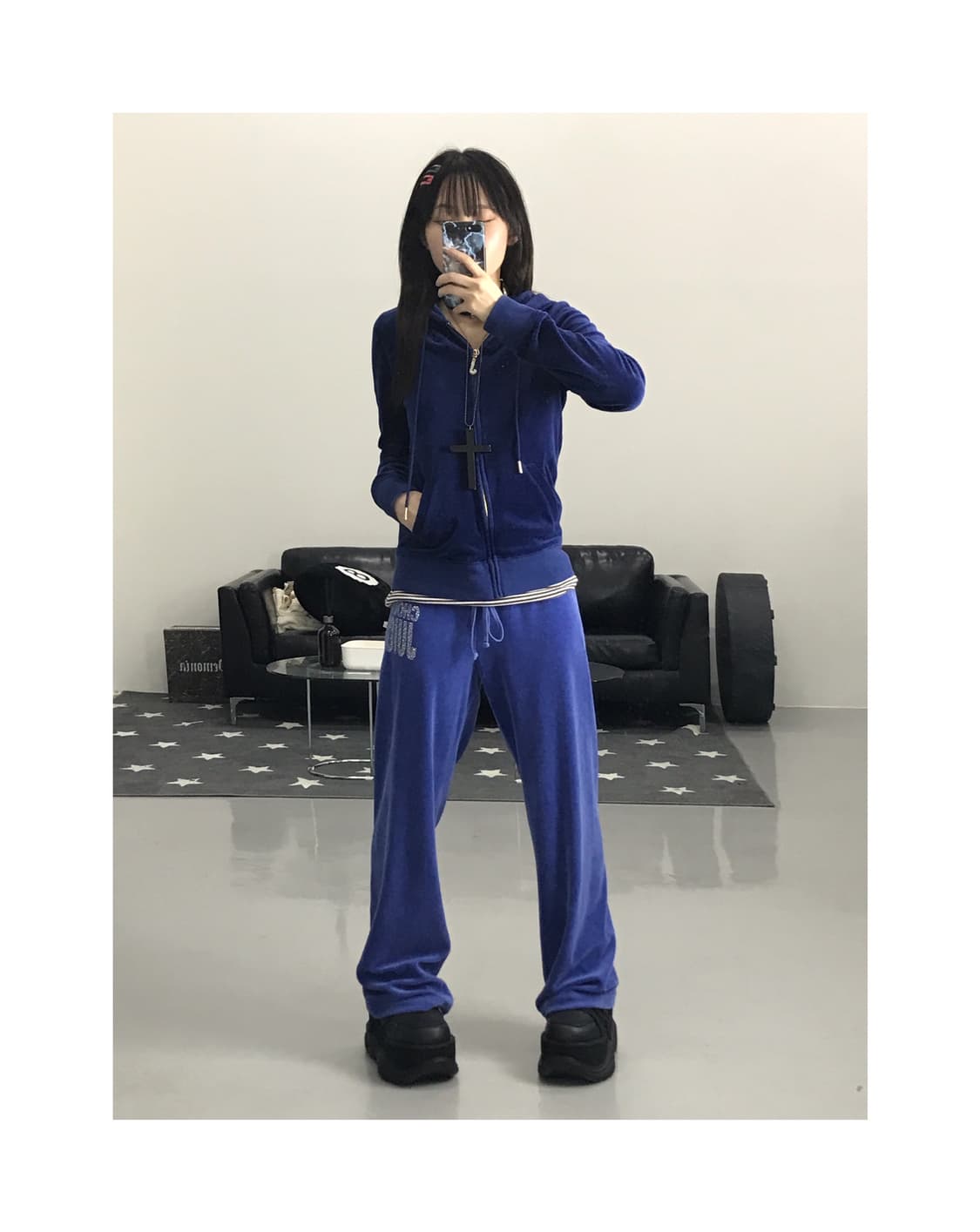 Juicy Couture Navy Zip Up Hoodies 상품이미지1