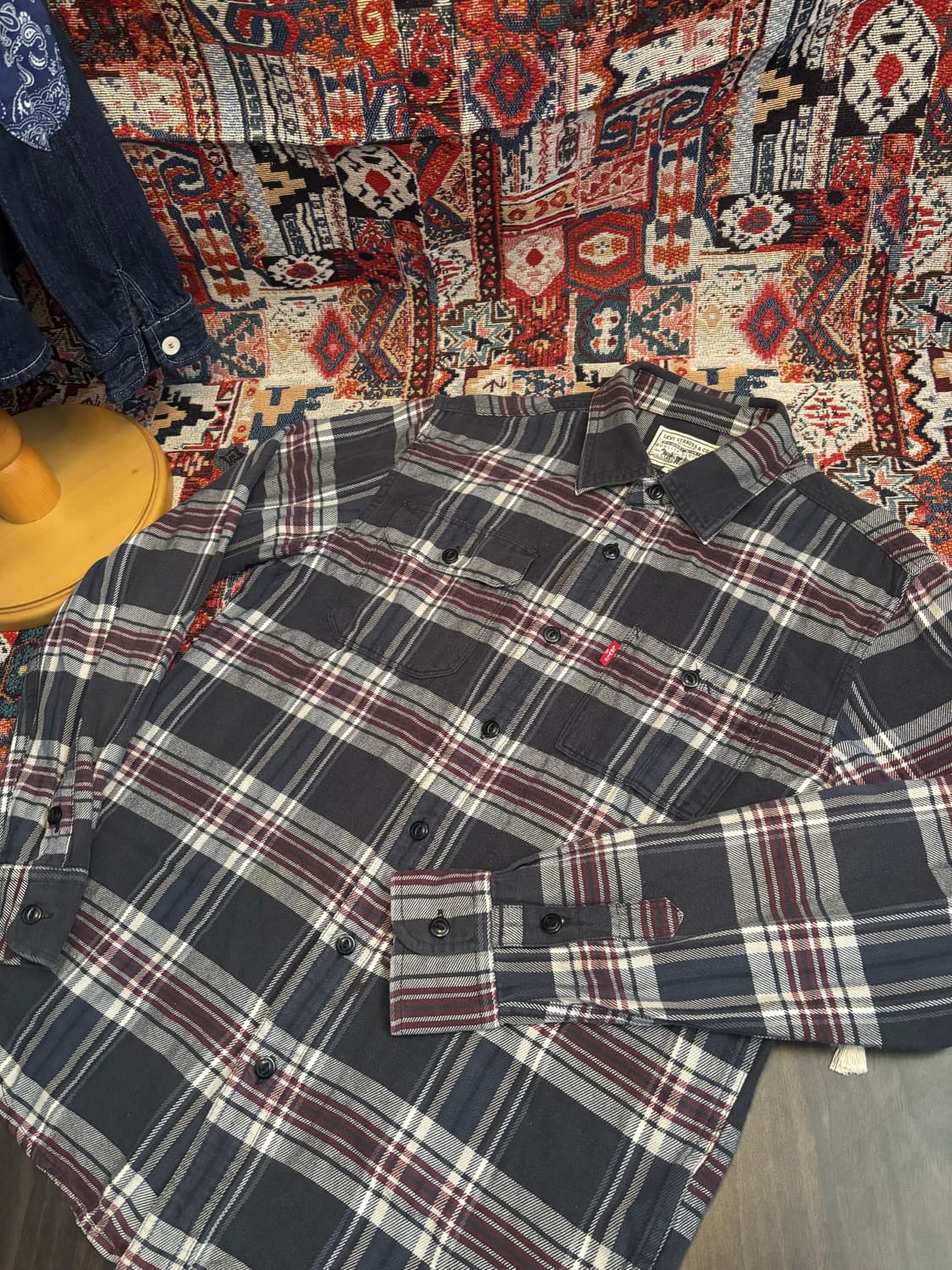 Levi’s 90s Classic two pocket check 상품이미지1