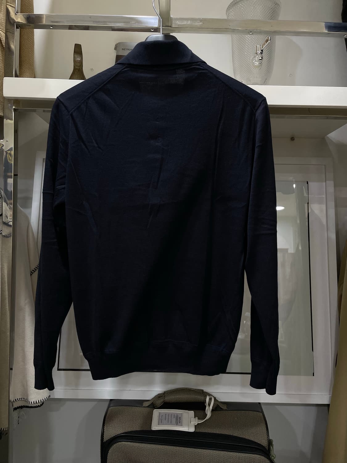 폴로랄프로렌(블랙라벨)/블랙 카라니트티 상품이미지2