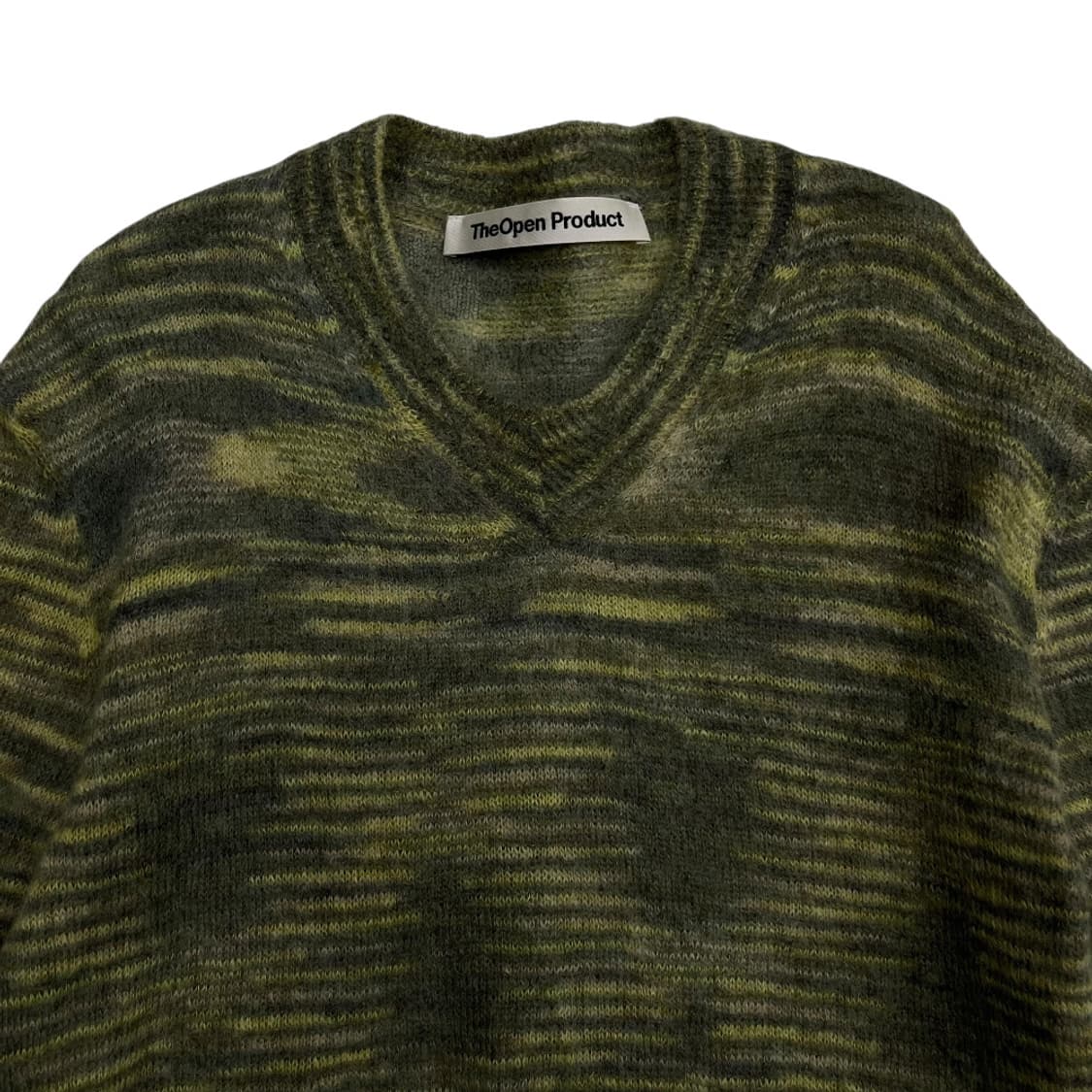 더 오픈프로덕트 멀티패턴 모헤어 니트 ( 한소희 착용 ) 상품이미지4