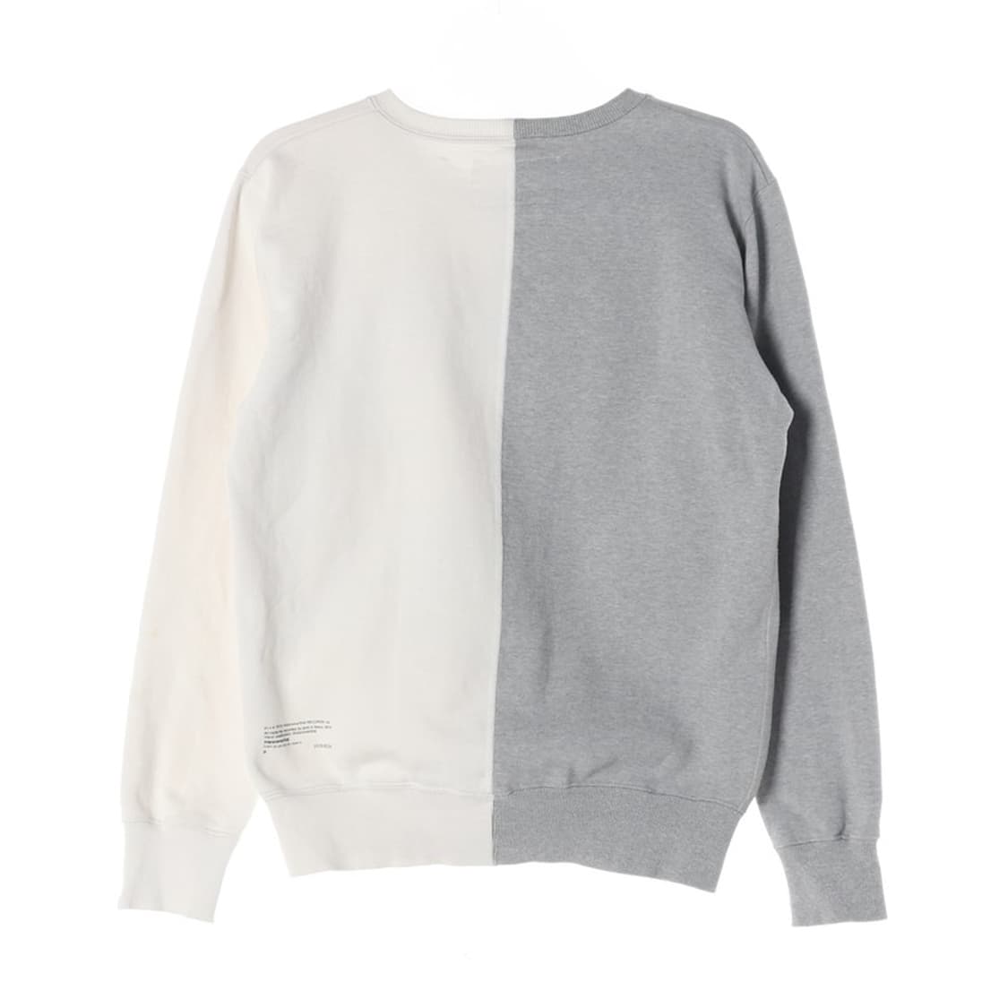 디스이즈네버댓 하프앤하프 배색 그래픽 맨투맨 S 상품이미지2