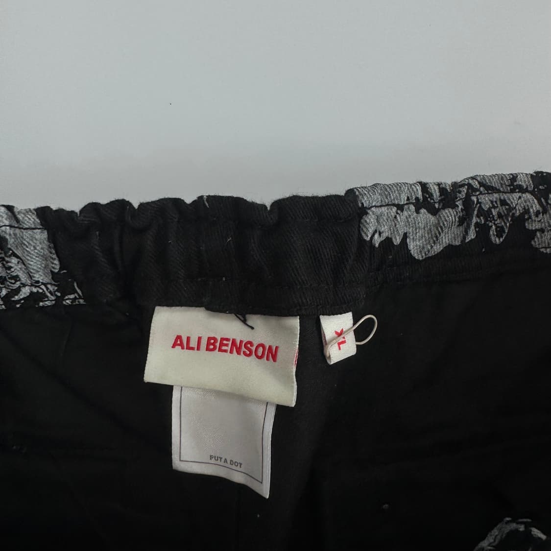 Ali benson 그래픽 코튼 팬츠 상품이미지5