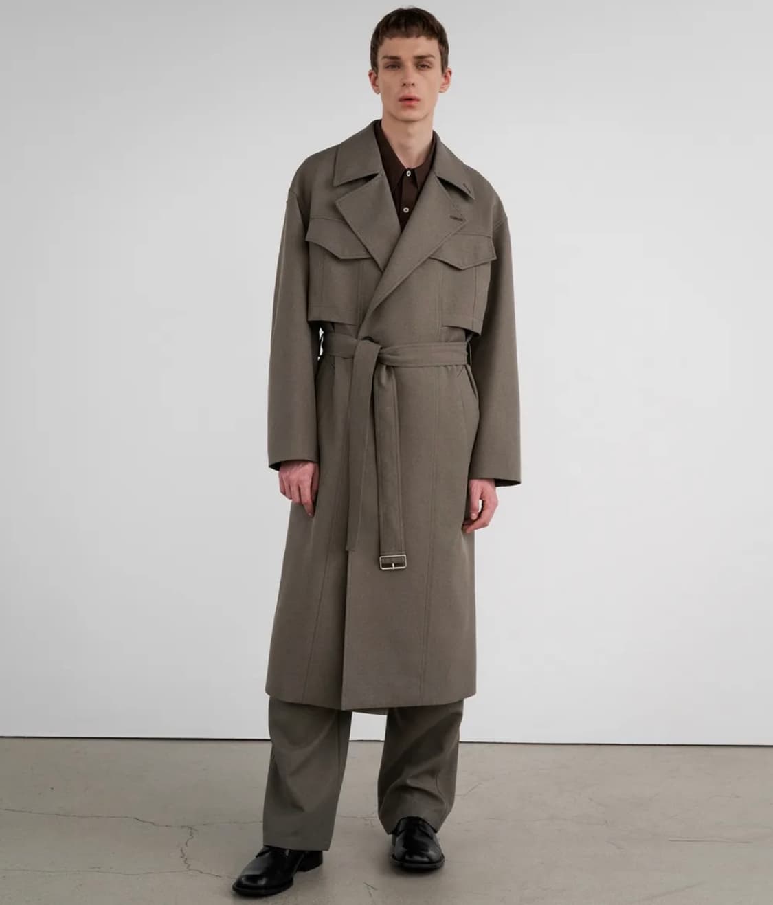 인사일런스 사사키 트렌치코트 상품이미지3