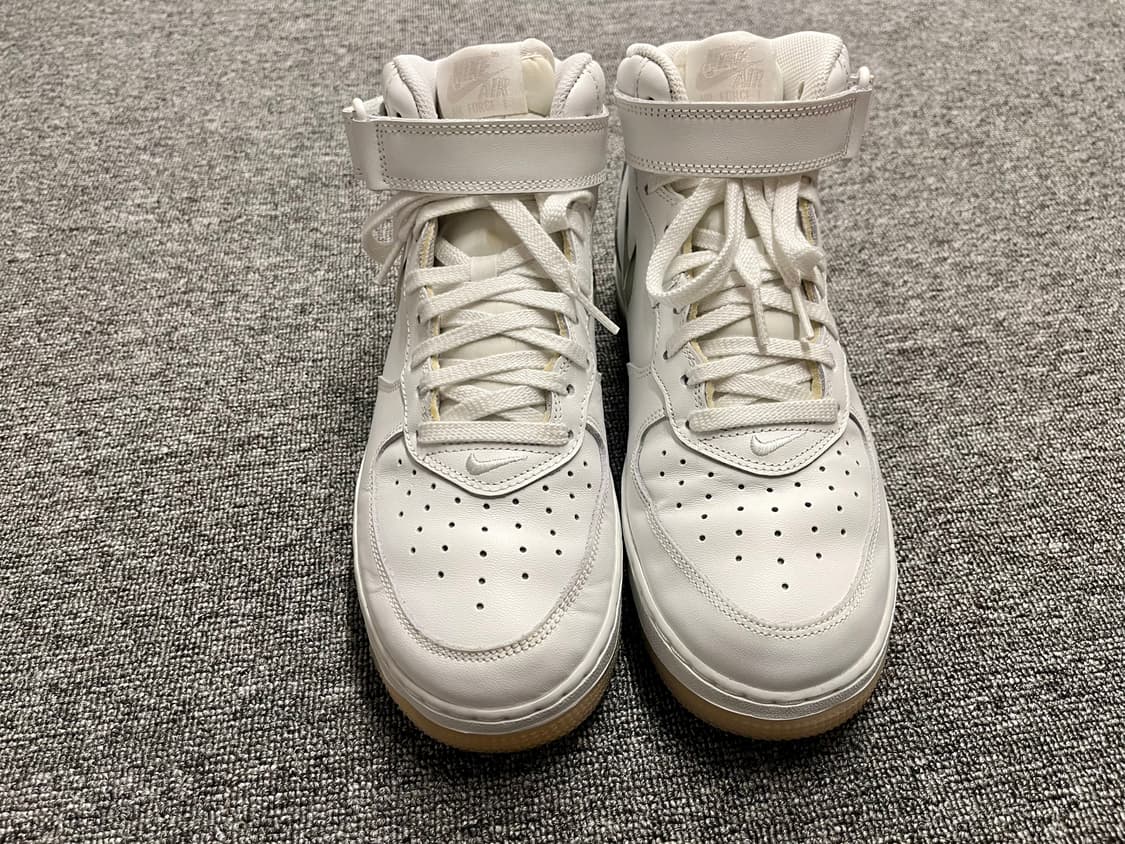[270] 나이키 에어포스1 미드 화이트 상품이미지2