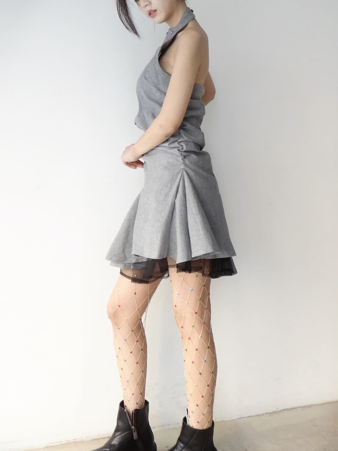 Halter feminine mini ops / grey 상품이미지3