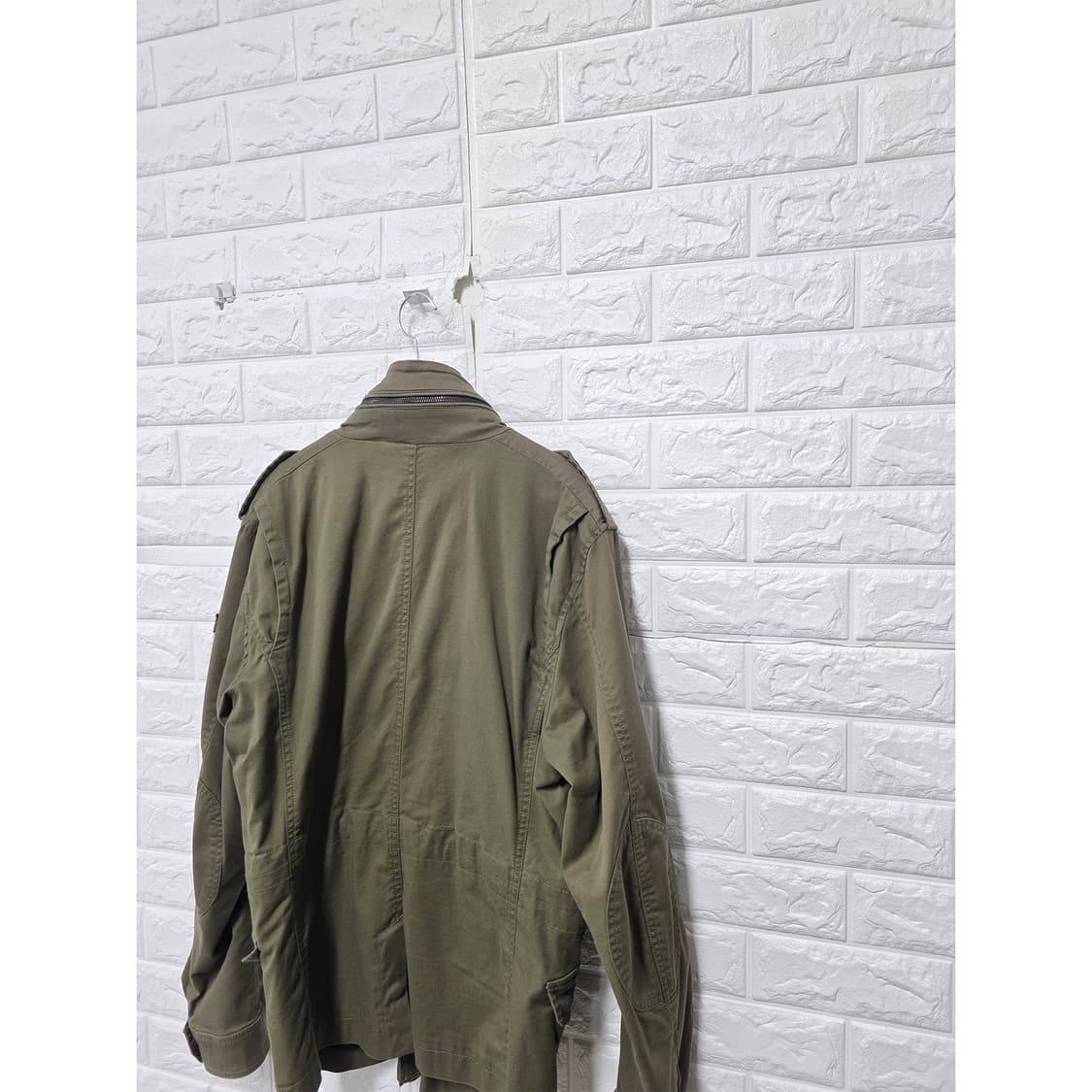 택포) 디젤 카키 야상 점퍼 L 상품이미지3