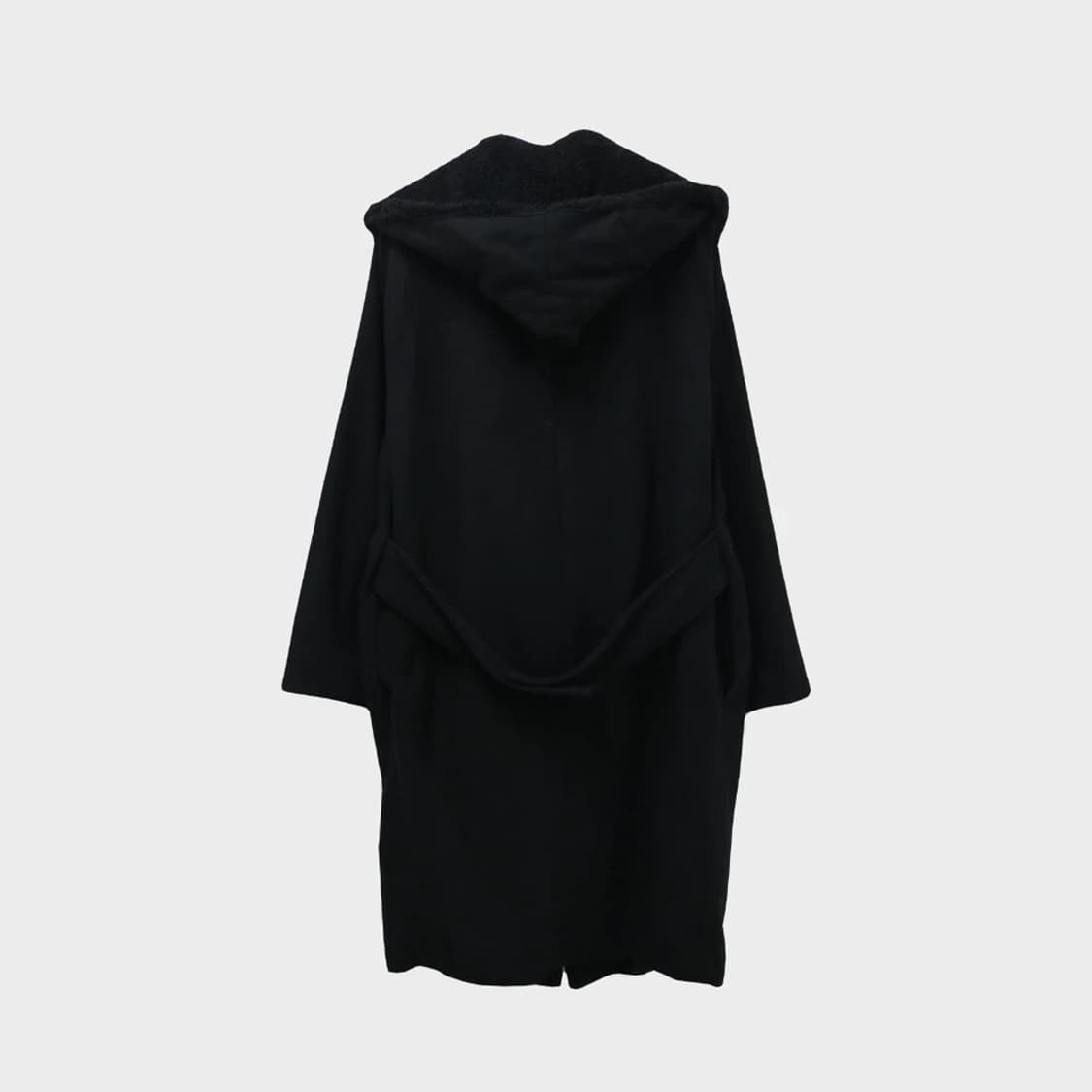 [미사용품] BACKS 울 혼방 후드 코트 63724 상품이미지2