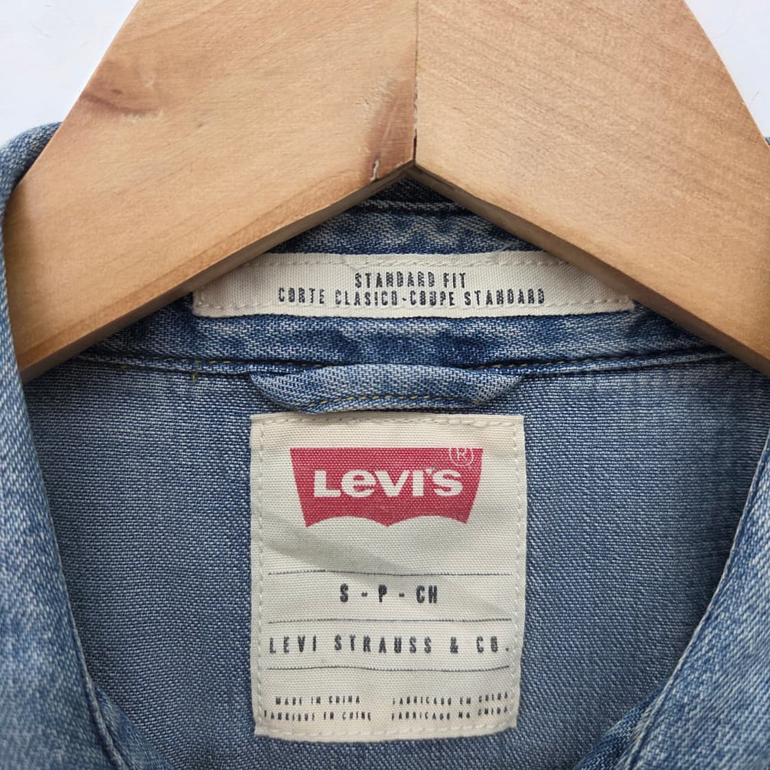 리바이스 데님 셔츠 남방 긴팔 남s 상품이미지5