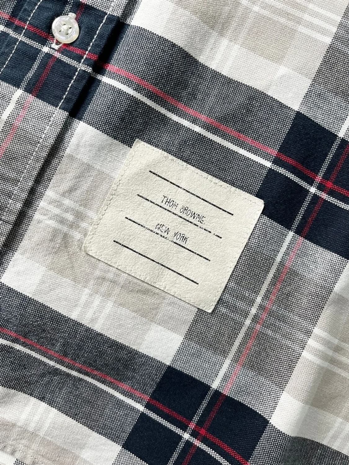 톰브라운 made in USA 체크 옥스퍼드 셔츠 PN3452 상품이미지7