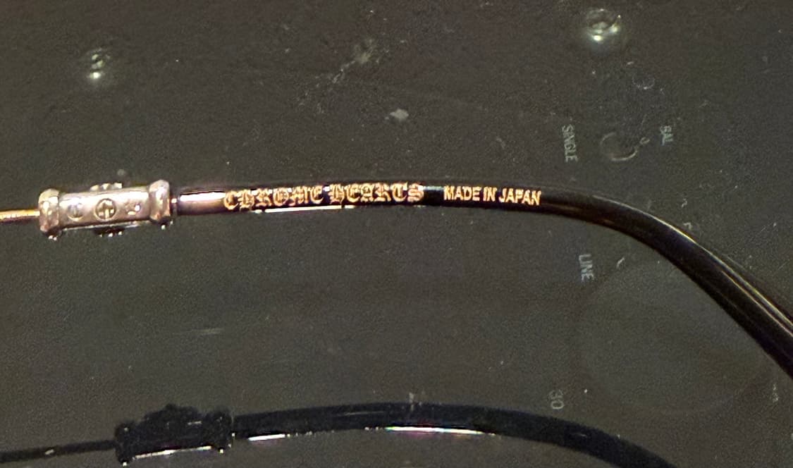 크롬하츠 부바a 블랙 실버/골드 콤비 안경 상품이미지9