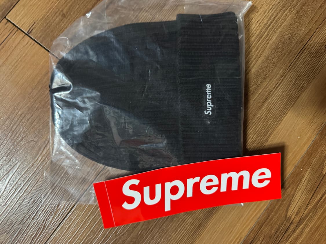 슈프림 오버다이드 비니 블랙 상품이미지1