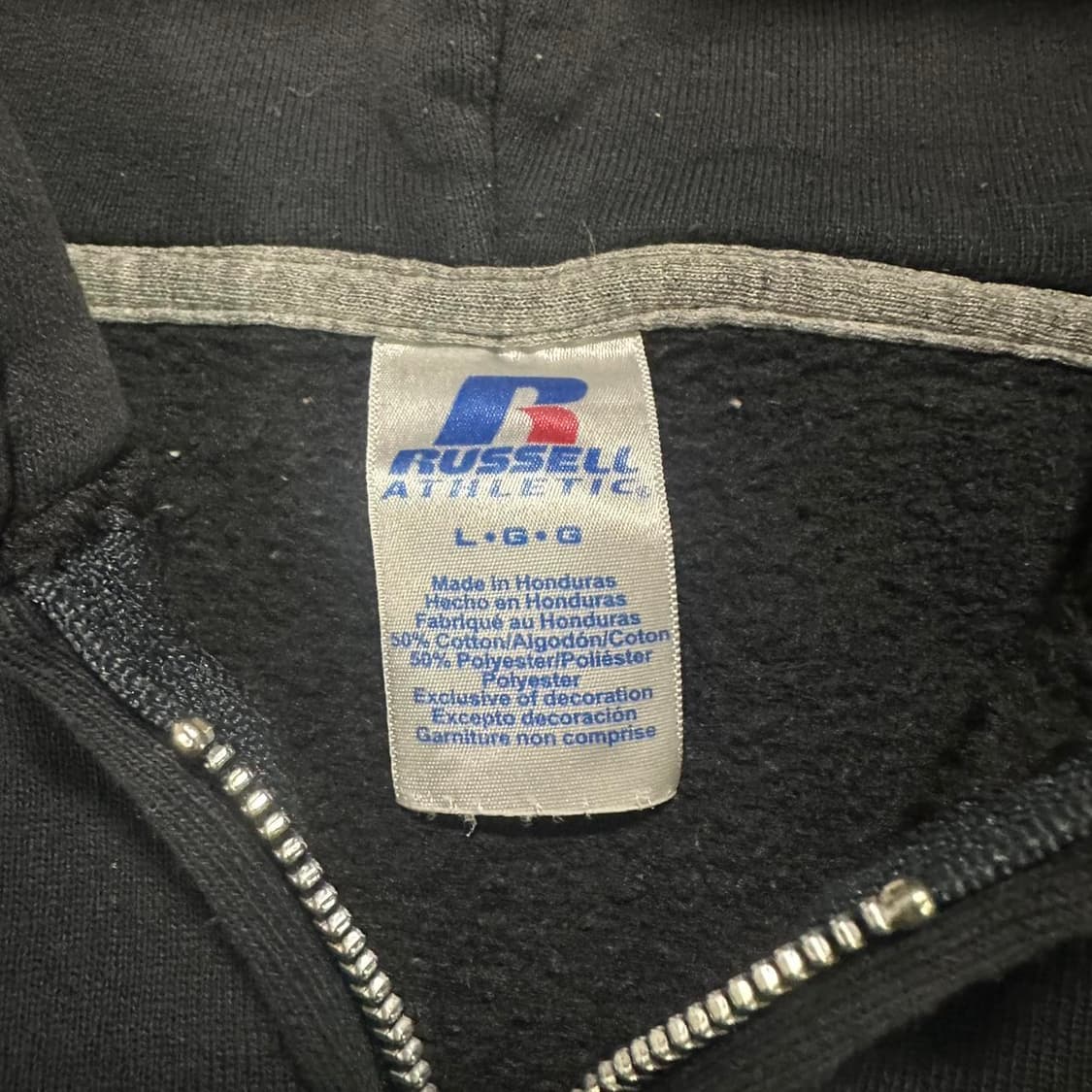 러셀 애슬레틱 빈티지 후드 집업 상품이미지2