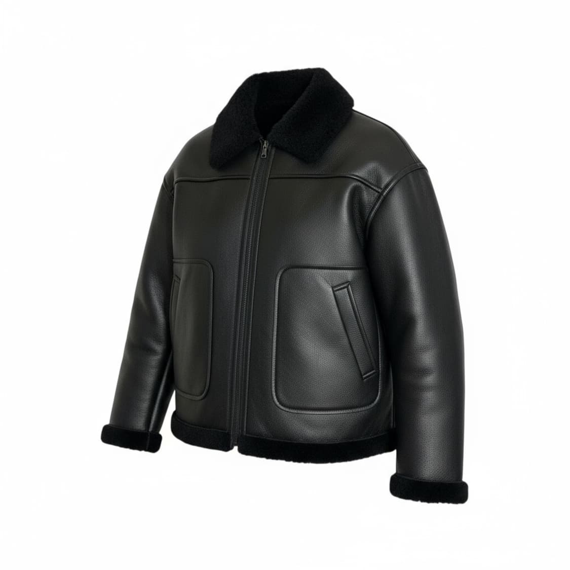 새상품 리오벨 무스탕 양털 자켓 88 상품이미지1