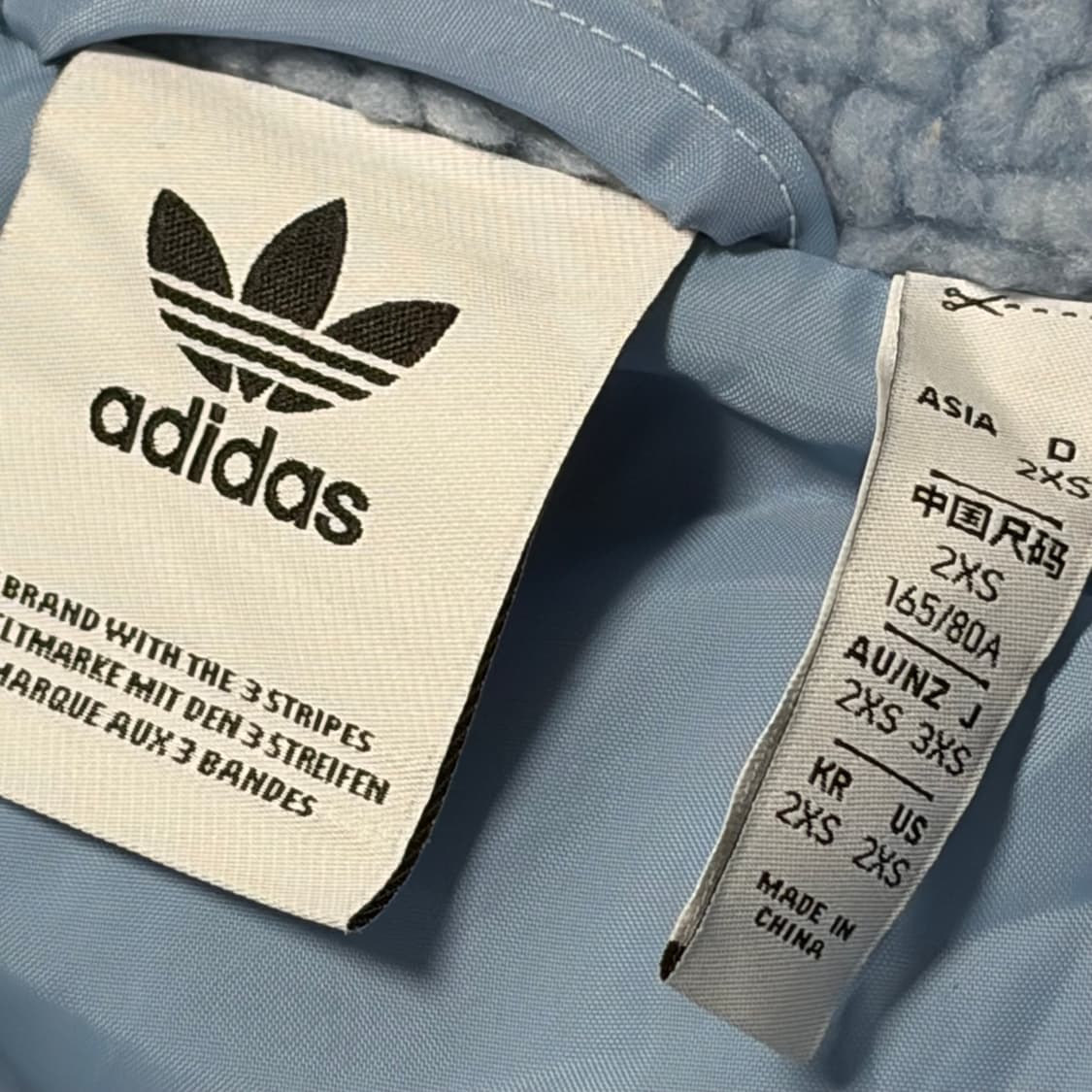 아디다스 파이어버드 블루 플리스 자켓 상품이미지3