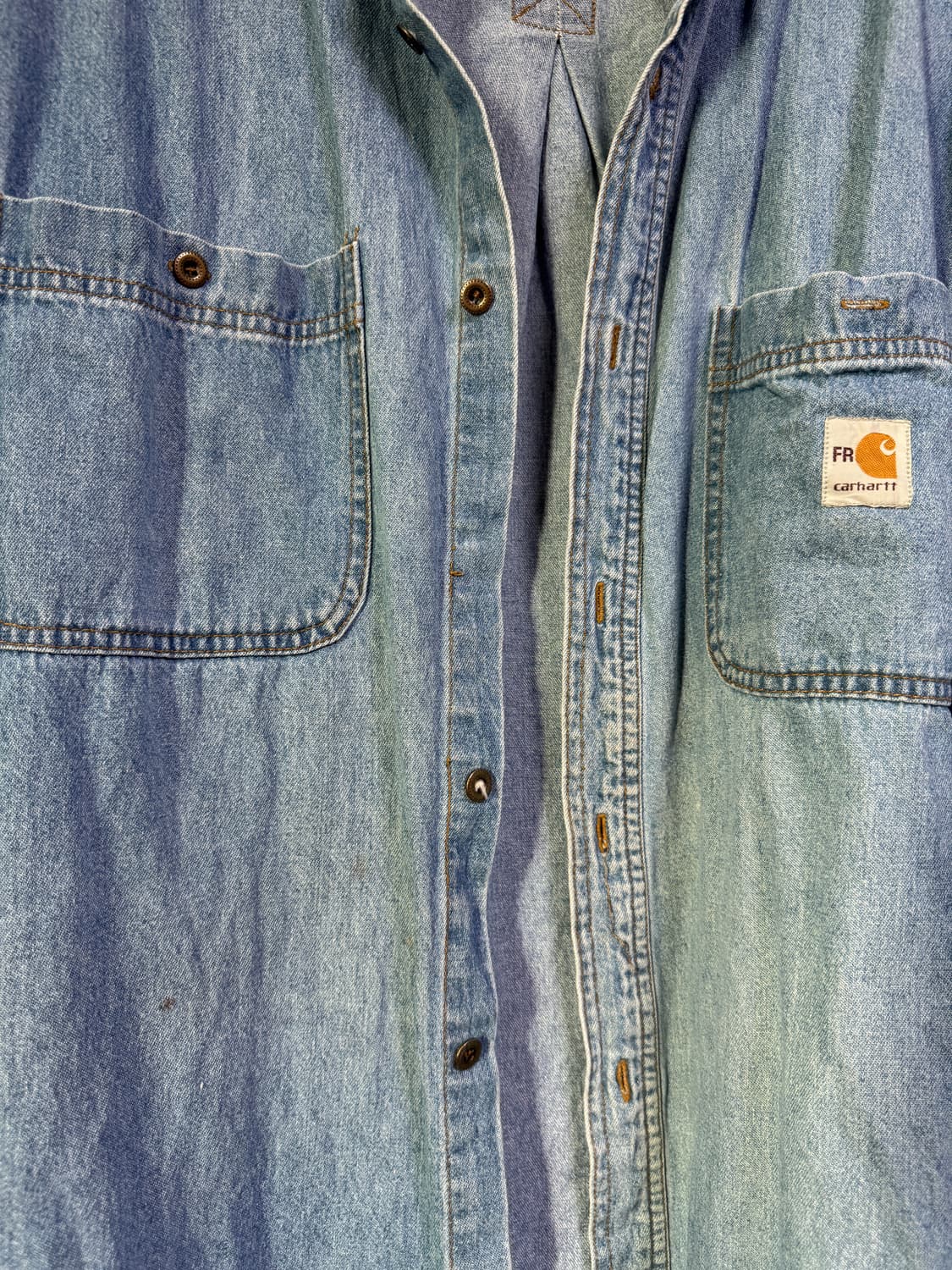 칼하트 헤비 데님 셔츠 110-115 상품이미지4