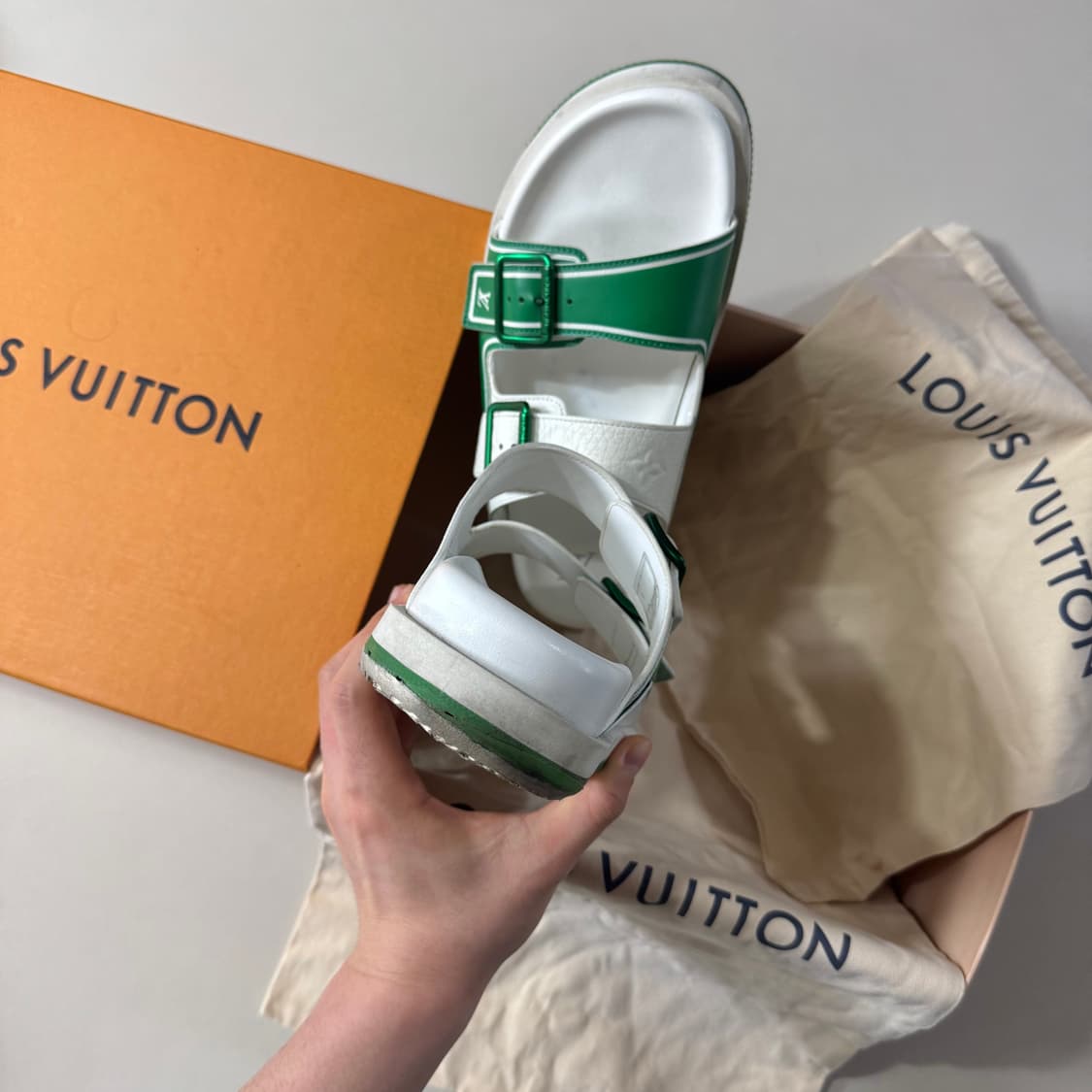 [백화점판/8.5]루이비통 트레이너 뮬 샌들 / 슬리퍼 상품이미지5