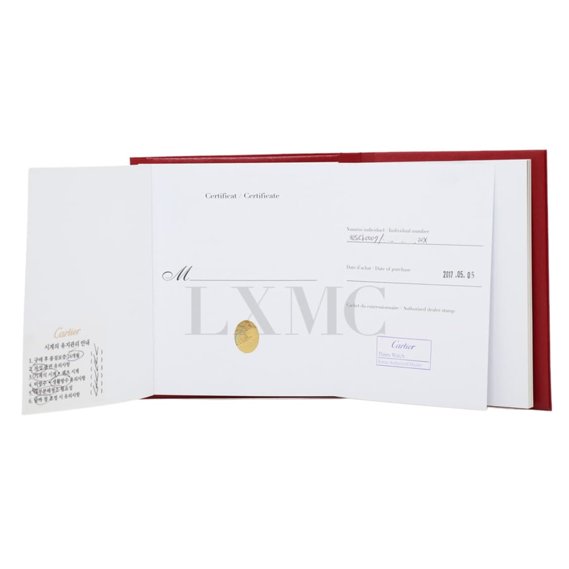 까르띠에 끌레드 까르띠에 워치 스틸시계 40MM WSCL0007 상품이미지10