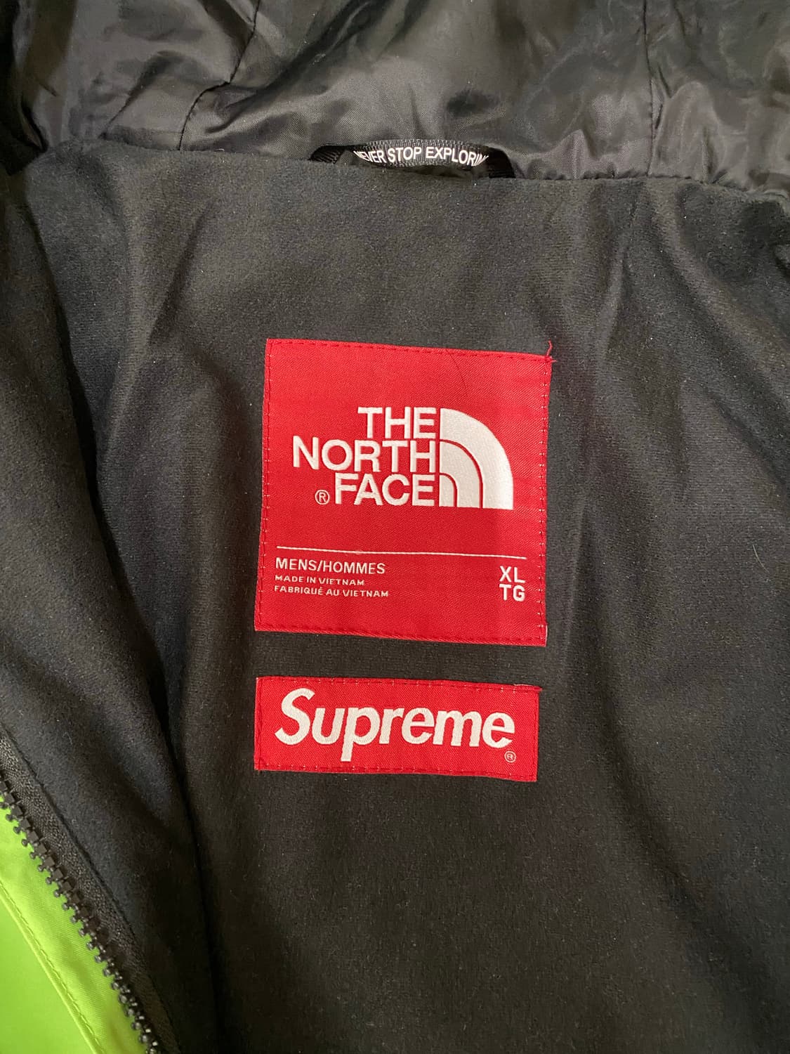 슈프림 X 노스페이스 S 로고 자켓 XL 상품이미지4