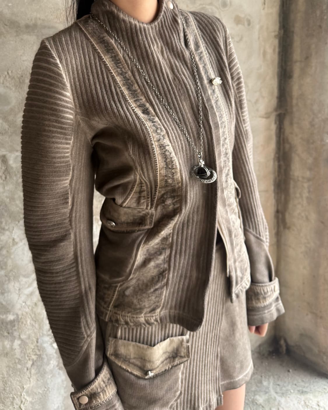 Grailz 워싱디테일 셋업 자켓 상품이미지3