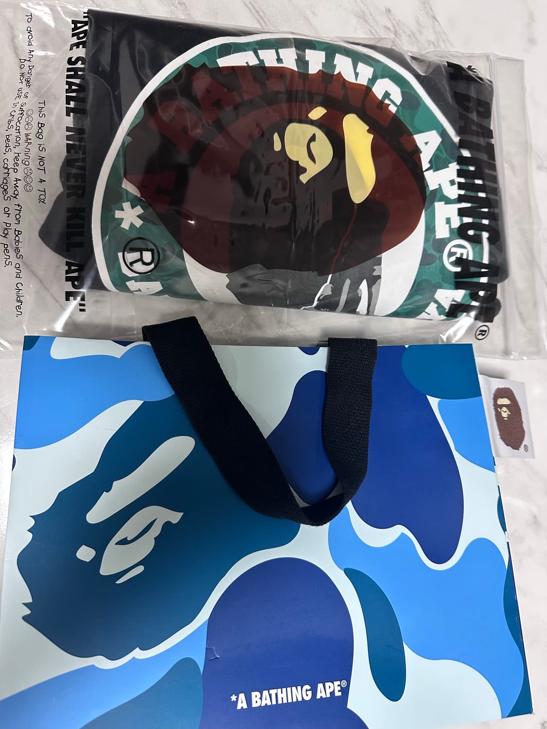 시부야 한정판 베이프 반팔 상품이미지1