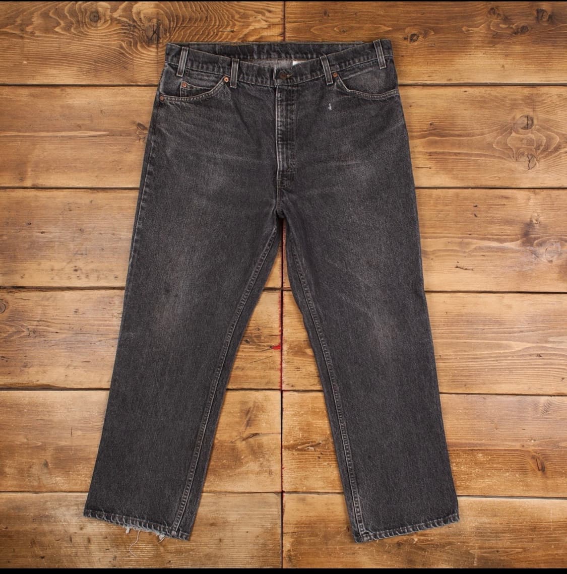 [38x30] 90‘s 리바이스 517 흑청 오렌지탭 상품이미지1