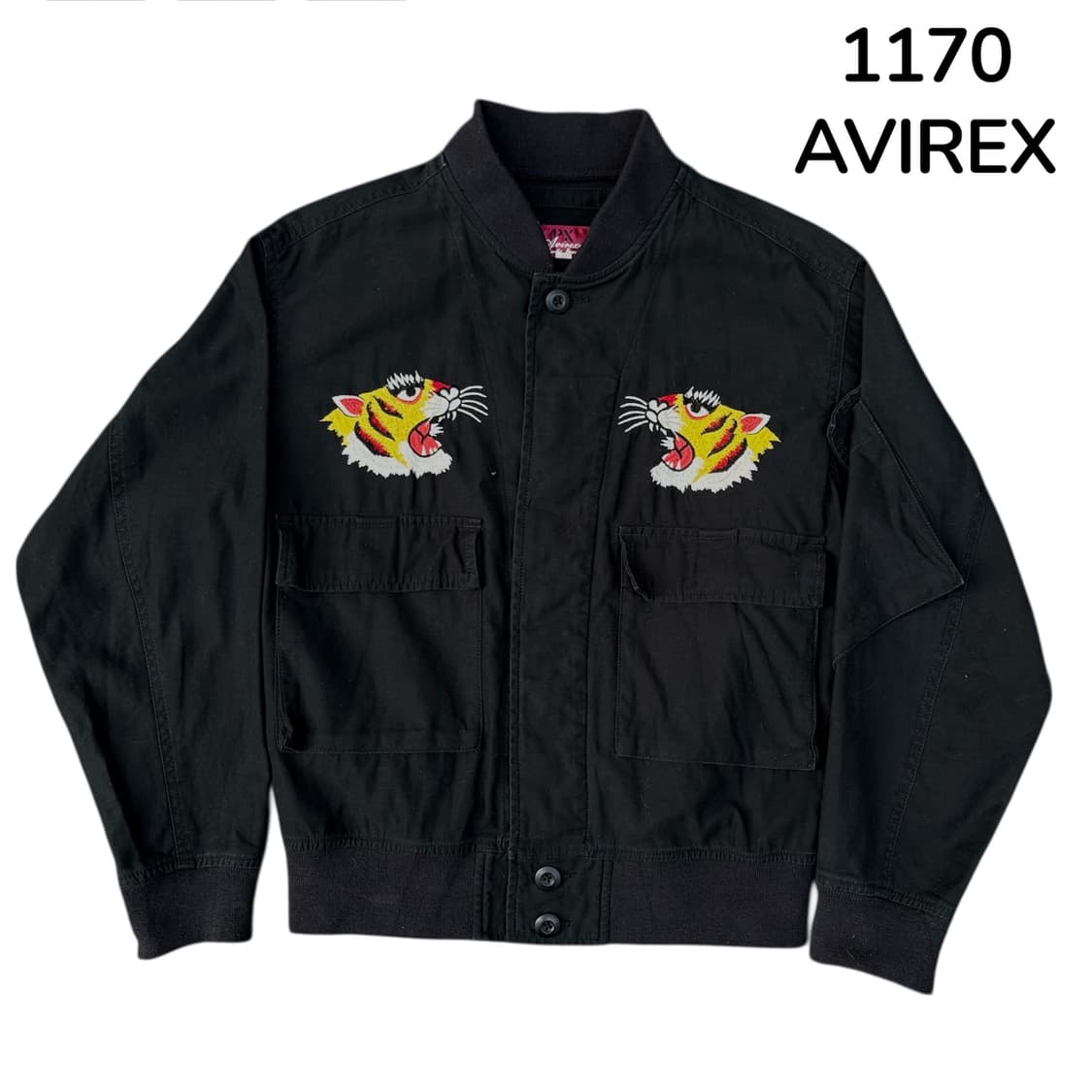 Avirex 아비렉스 스카잔 호랑이 자수 스카쟌 워크자켓 M 상품이미지2