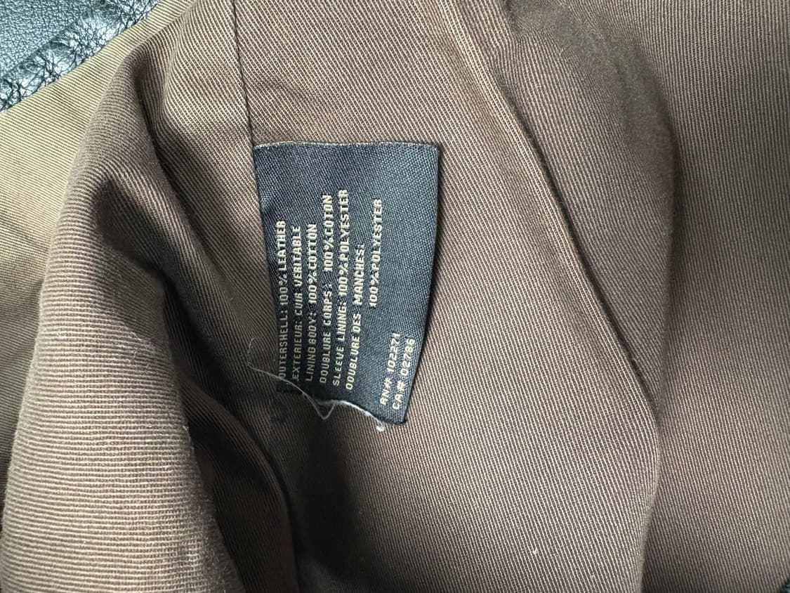 콜롬비아 헤비 레더 바이크 자켓 상품이미지7